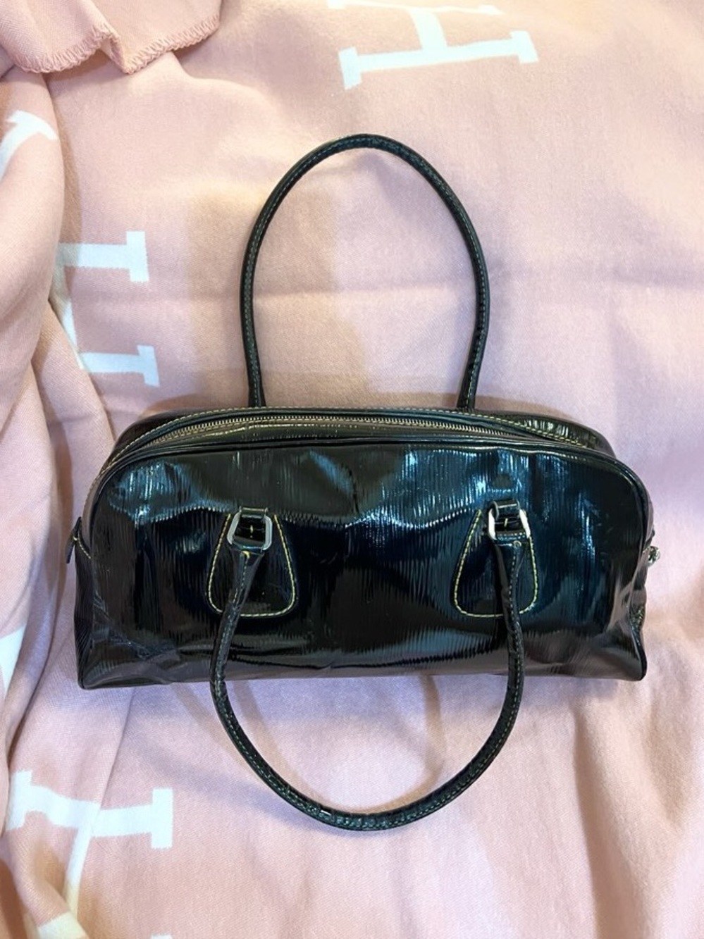 Prada⭐️Venice Black Patent Leather Bowler Bag! Offers are always welcome! - Picture 4 of 16